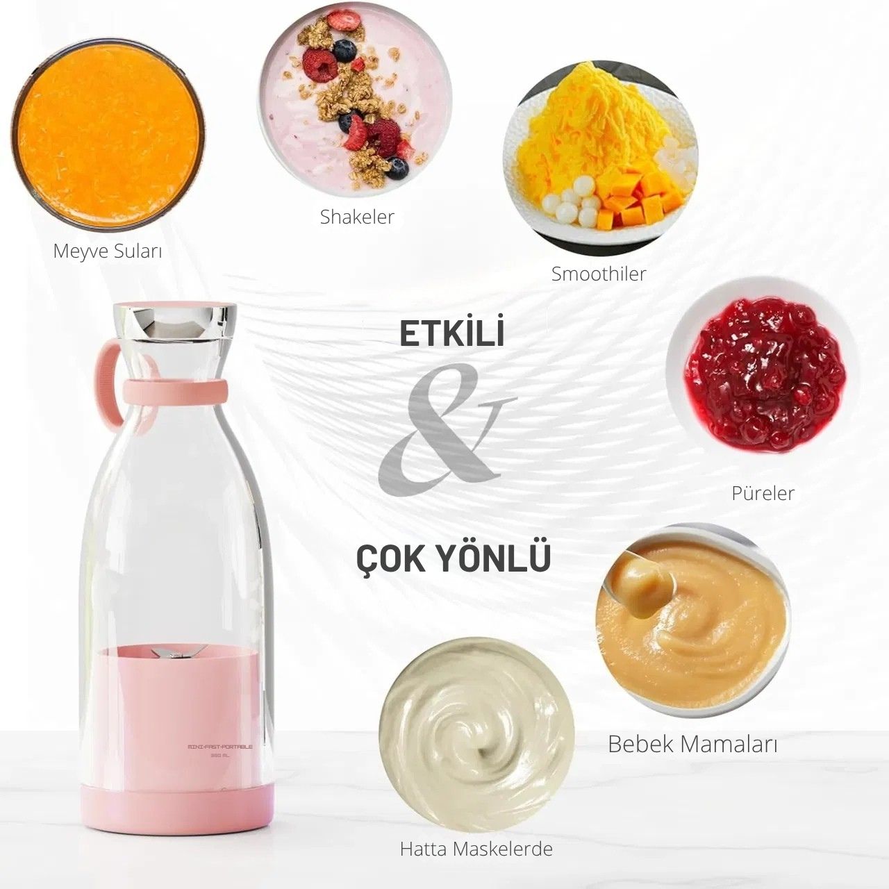 Blendio Şarjlı Taşınabilir Blender