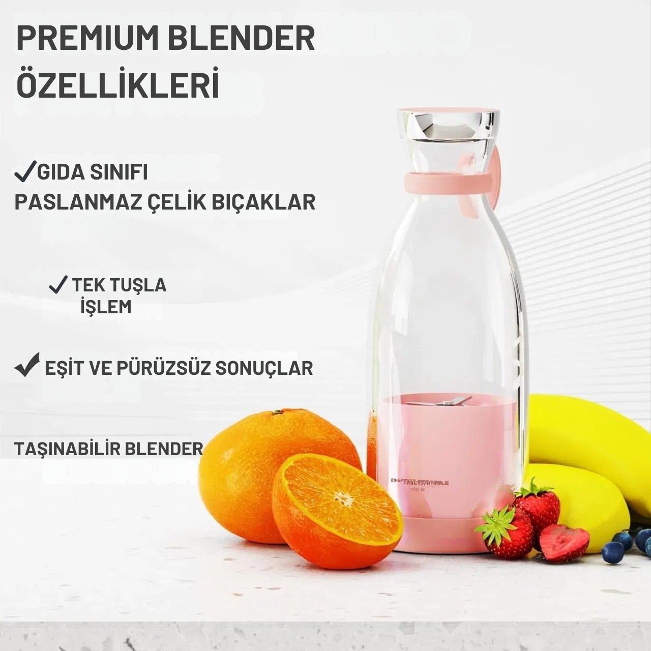 Blendio Şarjlı Taşınabilir Blender